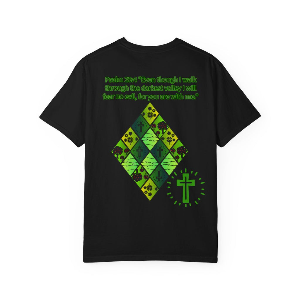 Short sleeve diamond t-shirt psalm 23